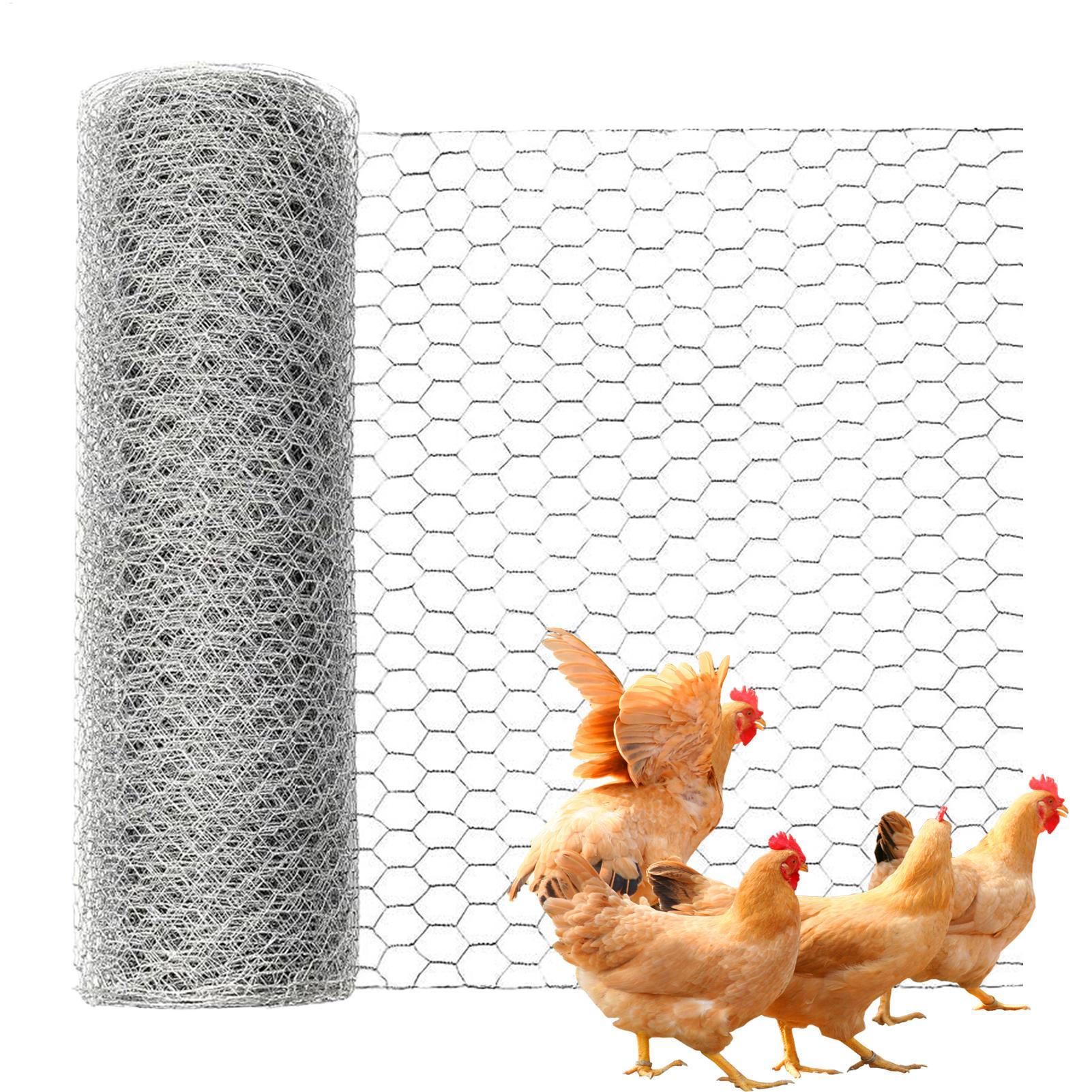 Rabbit Cage Wire - 5m/10m/15m Landbouwgaas Pluimveengaas Zwaar Tuinafscheiding Tuinnet
