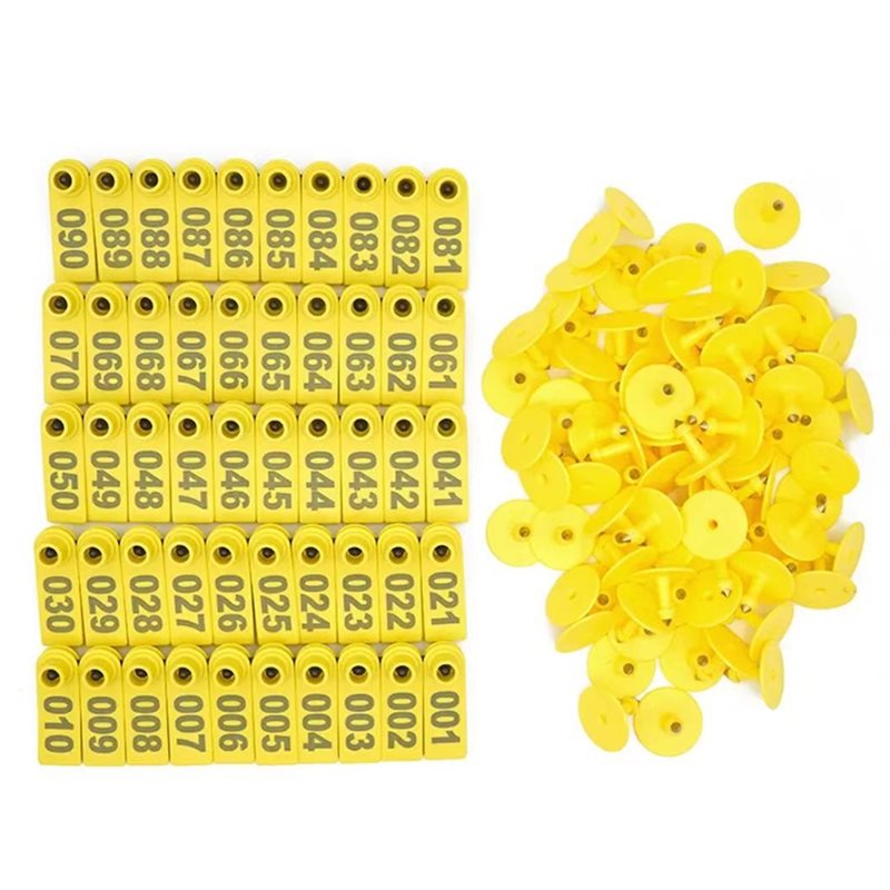 Livestock Ear Tag - AB41-Schapenoormerken Nummers 001 tot 100, Genummerde