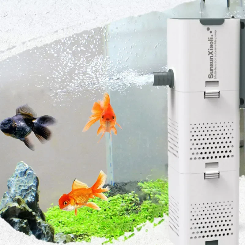Fish Pond Aerator - 3-in-1 aquariumfilterpomp Aquarium luchtpomp Golfpomp Aquarium