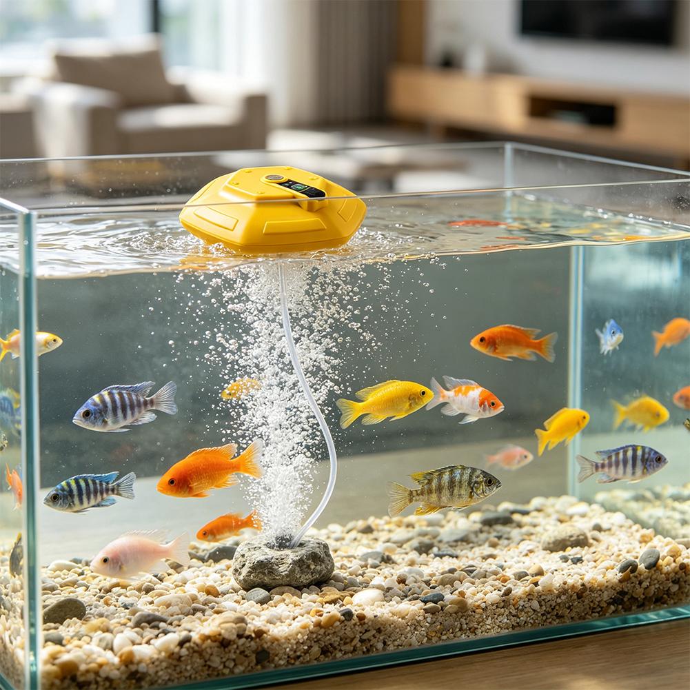 Draagbare, oplaadbare USB-zuur - Fish Pond Aerator recensie en prijs