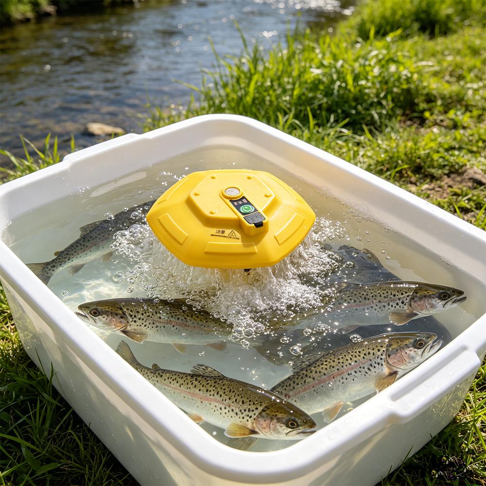 Draagbare, oplaadbare USB-zuur - Fish Pond Aerator recensie en prijs