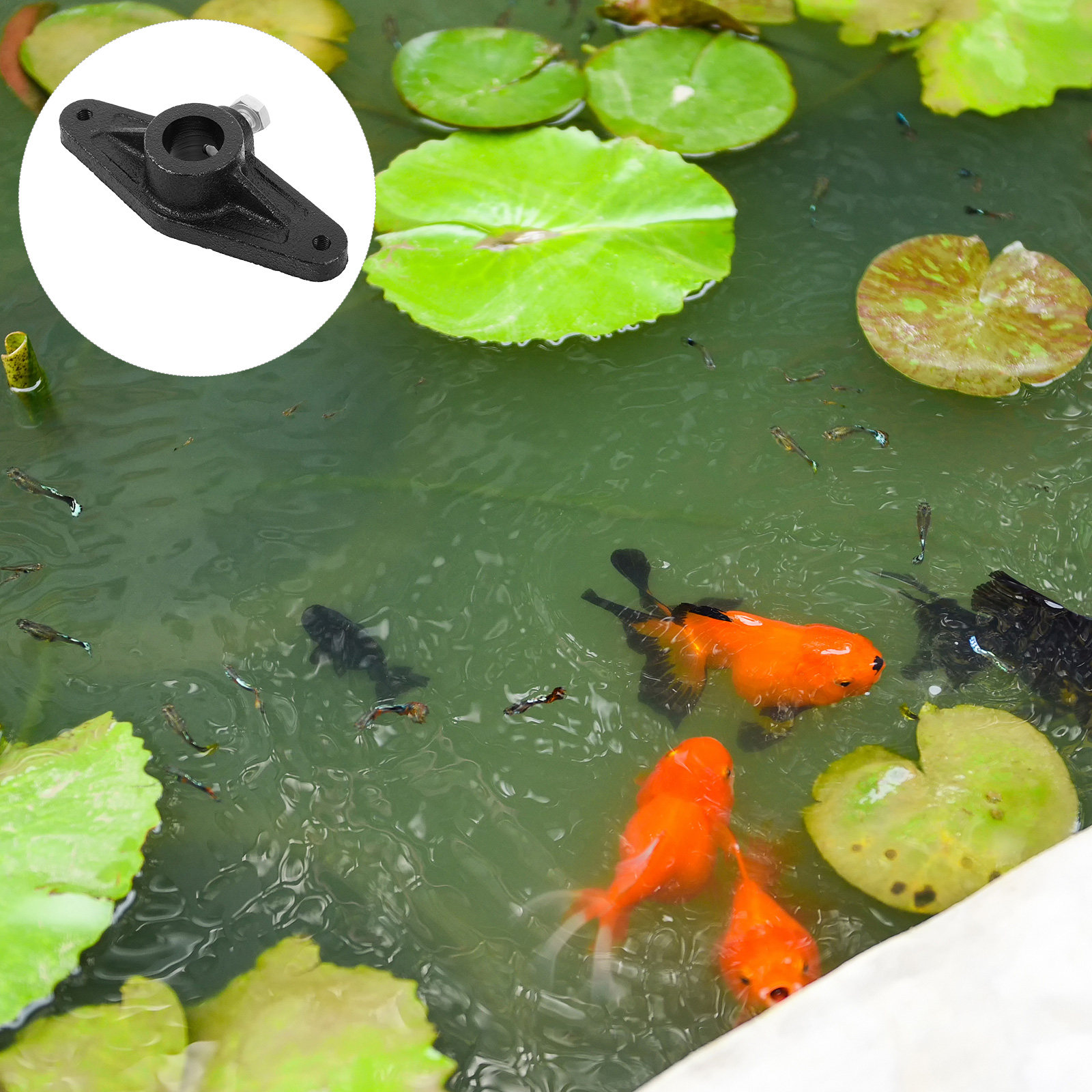 Viswiel Crankhandvat Zwart Ver - Fish Pond Aerator recensie en prijs