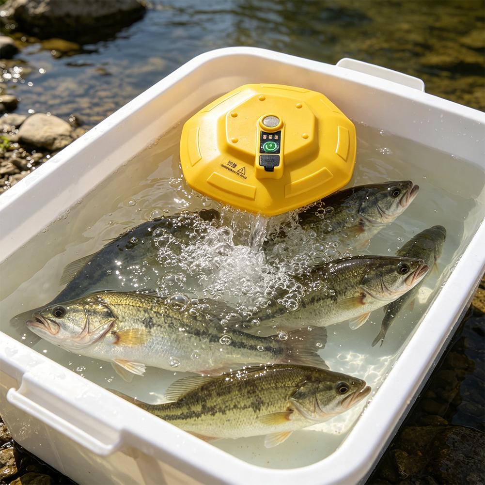 Draadloze oplaadbare aquariumz - Fish Pond Aerator recensie en prijs