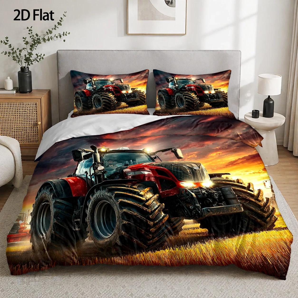 3-delige dekbedovertrekset, 1  - Agriculture Farming Cartoon recensie en prijs