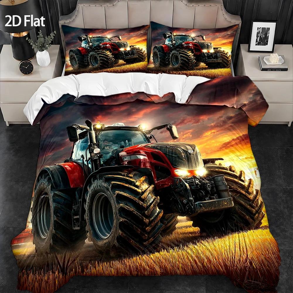 3-delige dekbedovertrekset, 1  - Agriculture Farming Cartoon recensie en prijs