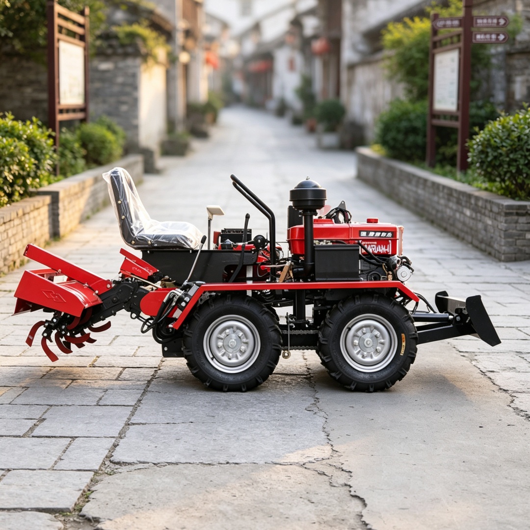 Aangepaste 4-wiel 4WD rotorkop - Farming Agriculture Machine recensie en prijs