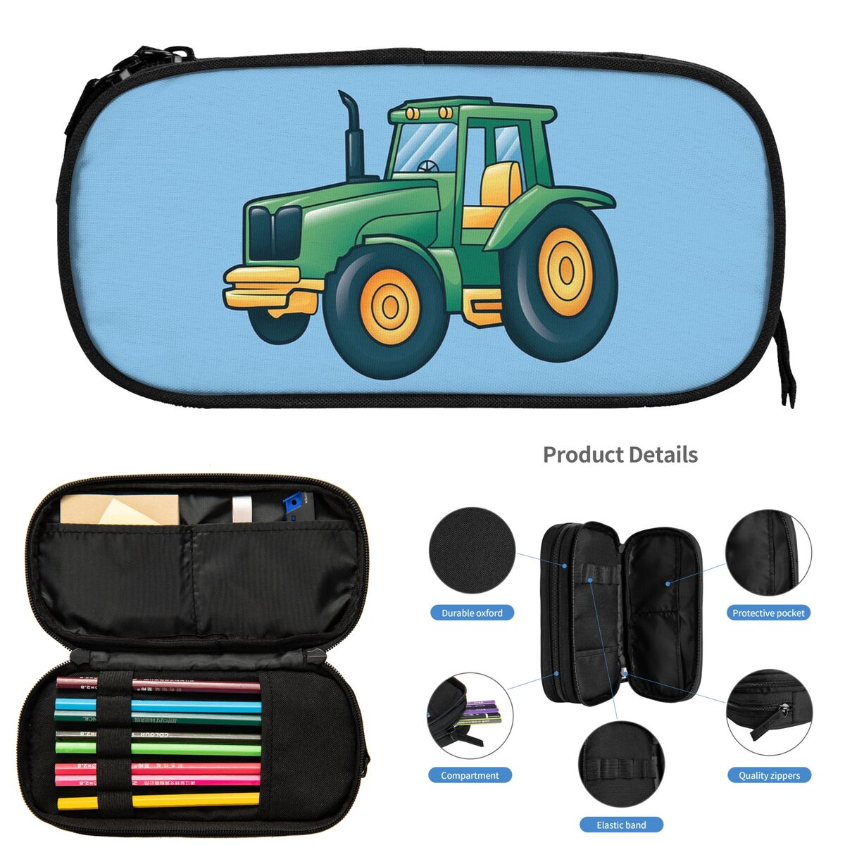 Cartoon landbouwtractor op de  - Agriculture Farming Cartoon recensie en prijs